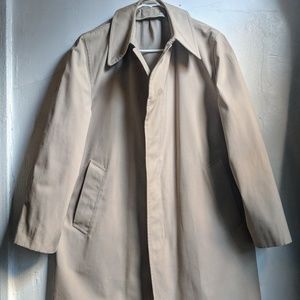 London Fog Men Overcoat Size 40 Regular Tan Color